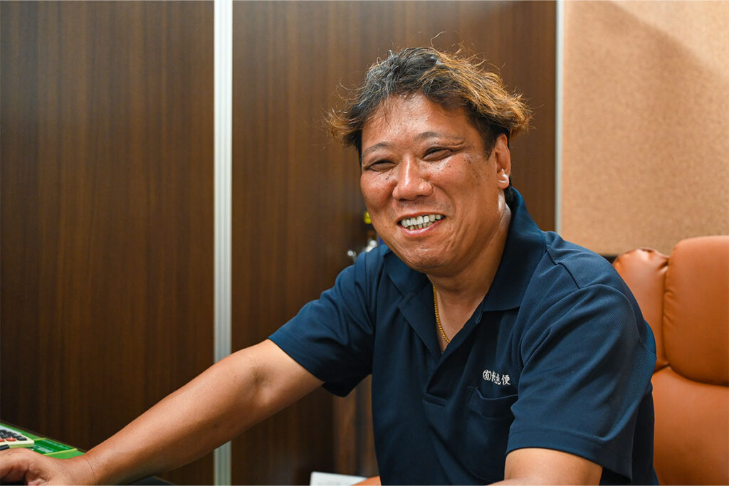 笑顔の代表